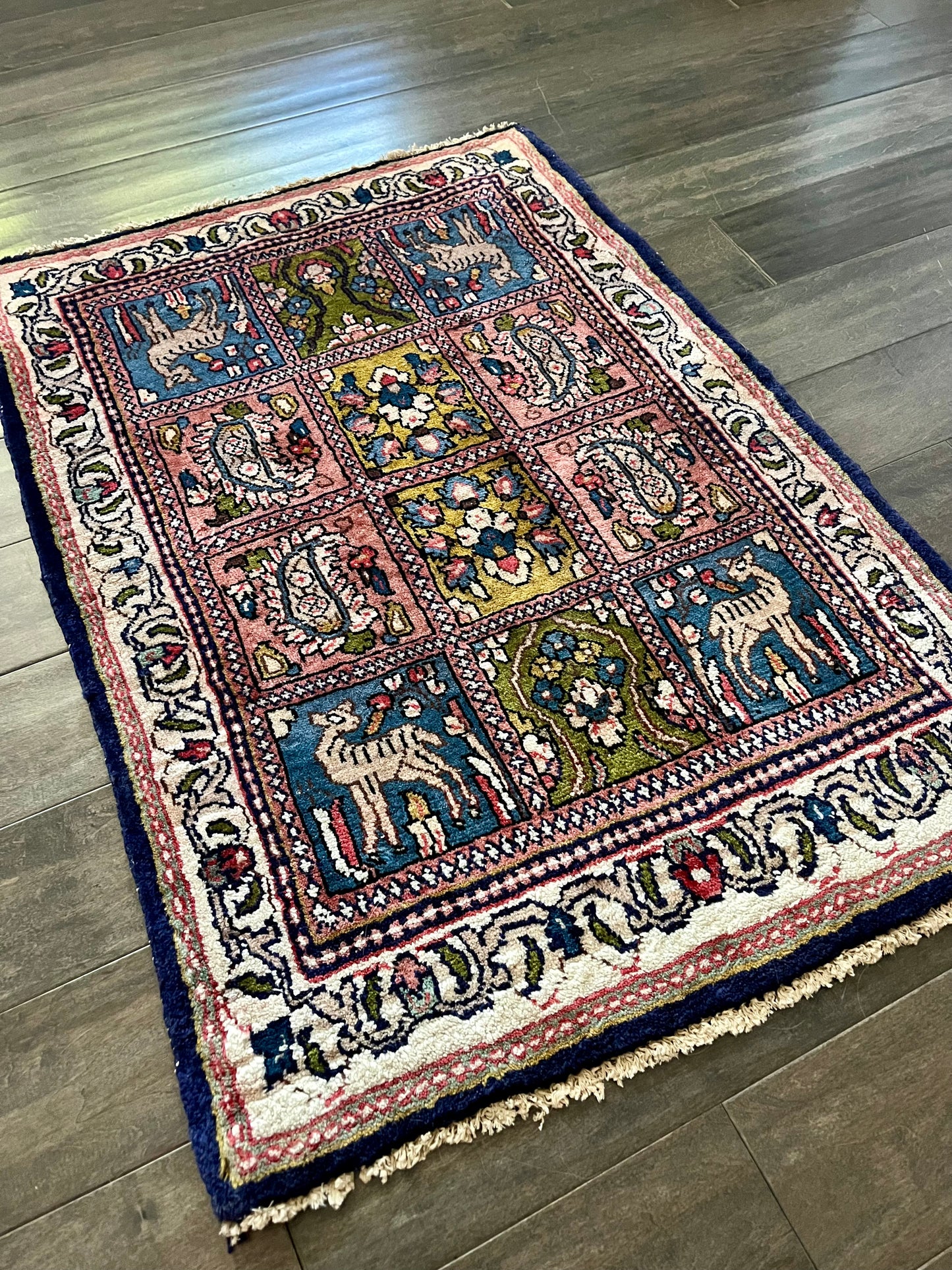 Vintage Rug #72 - 2'3.5" x 3'2"