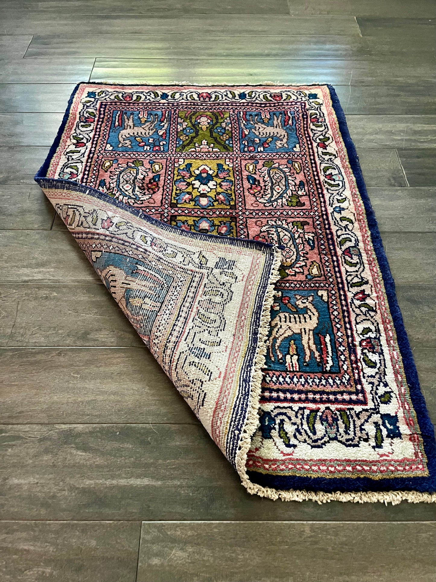 Vintage Rug #72 - 2'3.5" x 3'2"