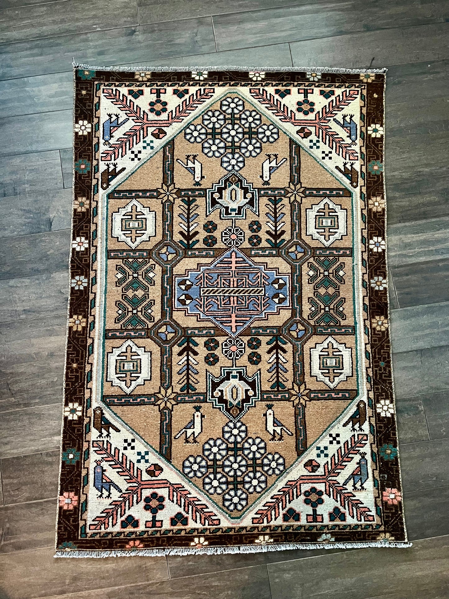 Vintage Rug #73 -3'.5" x 4'8"