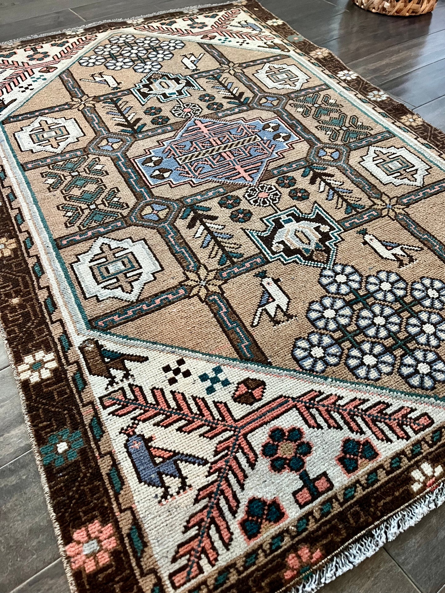 Vintage Rug #73 -3'.5" x 4'8"