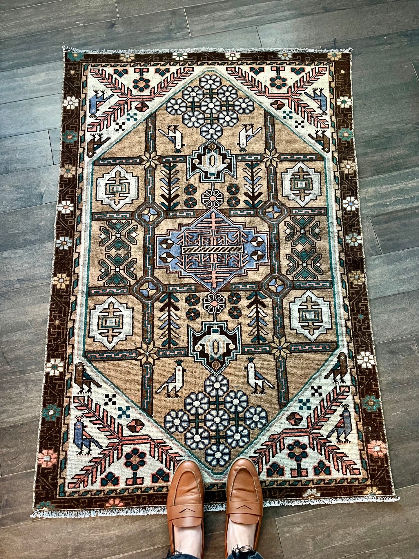 Vintage Rug #73 -3'.5" x 4'8"