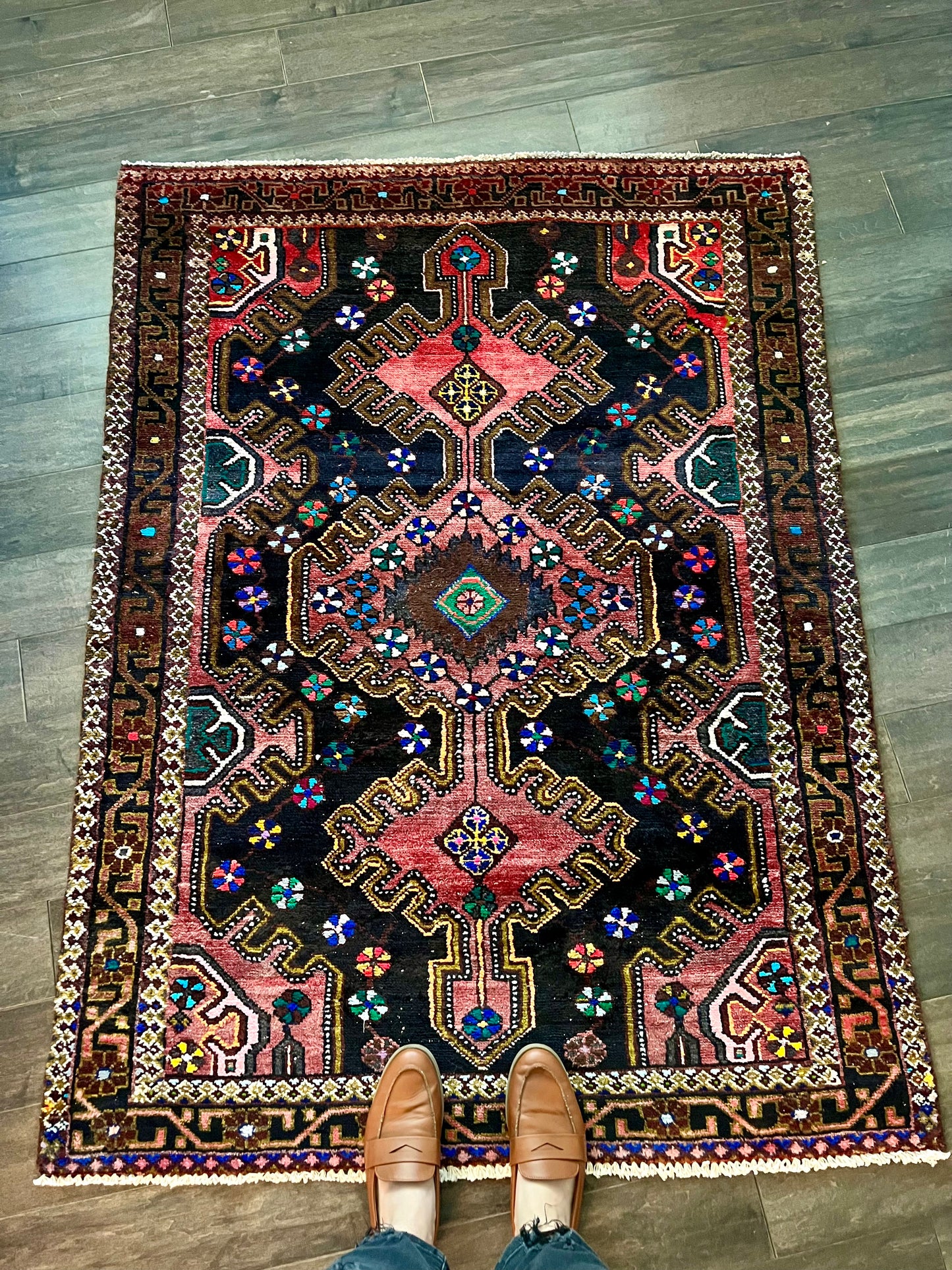 Vintage Rug #75 - 3'8" x 5'0"