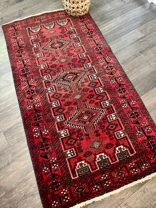 Vintage Rug #80 - 3'2" x 6'2" (Reserved for Amy)