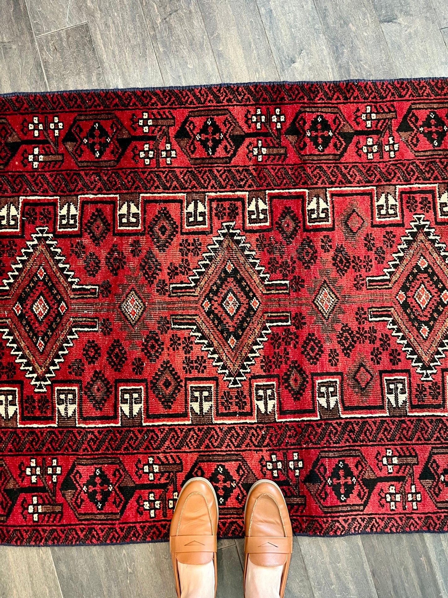 Vintage Rug #80 - 3'2" x 6'2" (Reserved for Amy)