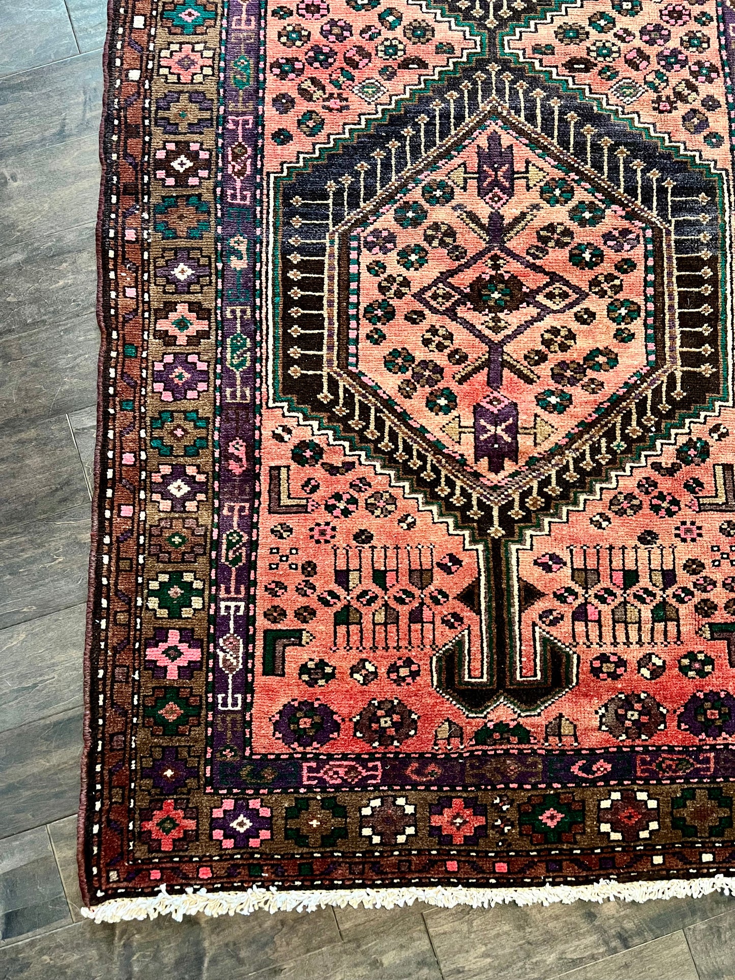 Vintage Rug #81 - 3'8.5" x 9'7" (reserved for Amy)