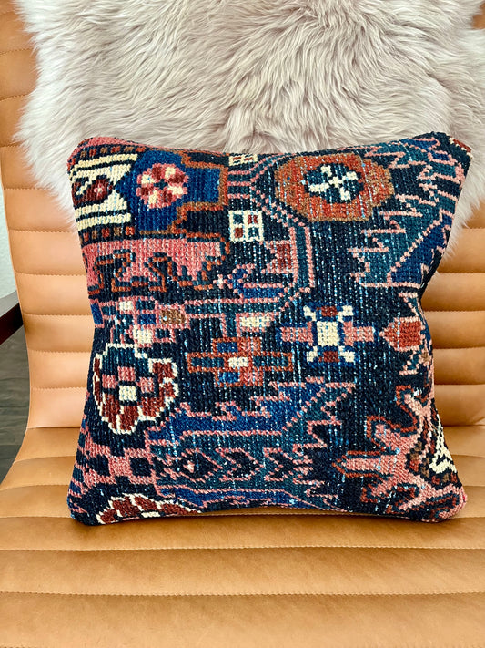 Vintage Rug Pillow Cover #3 - 16"x16"