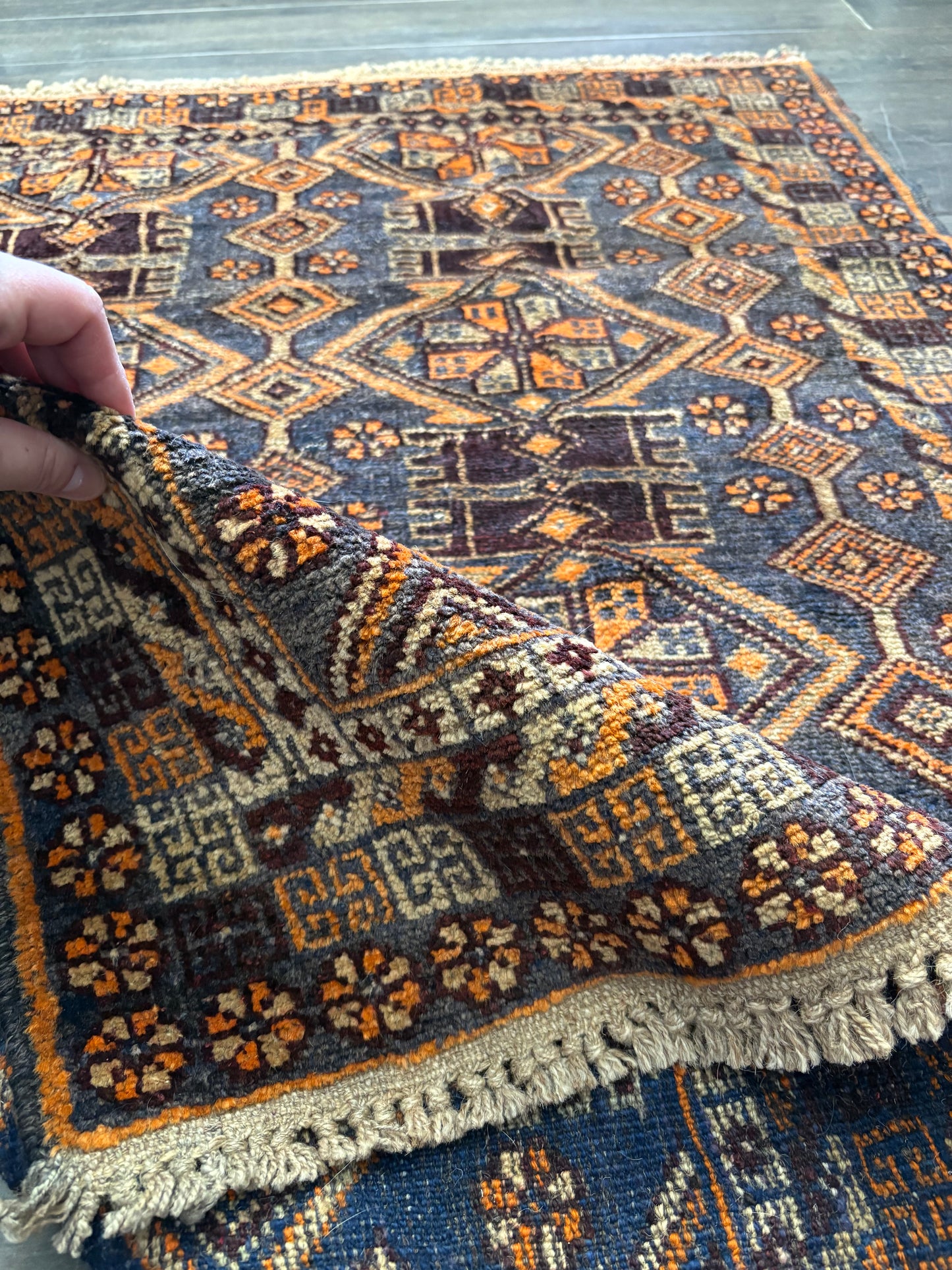 Vintage Rug #155 - 3'2" x 4'2.5"