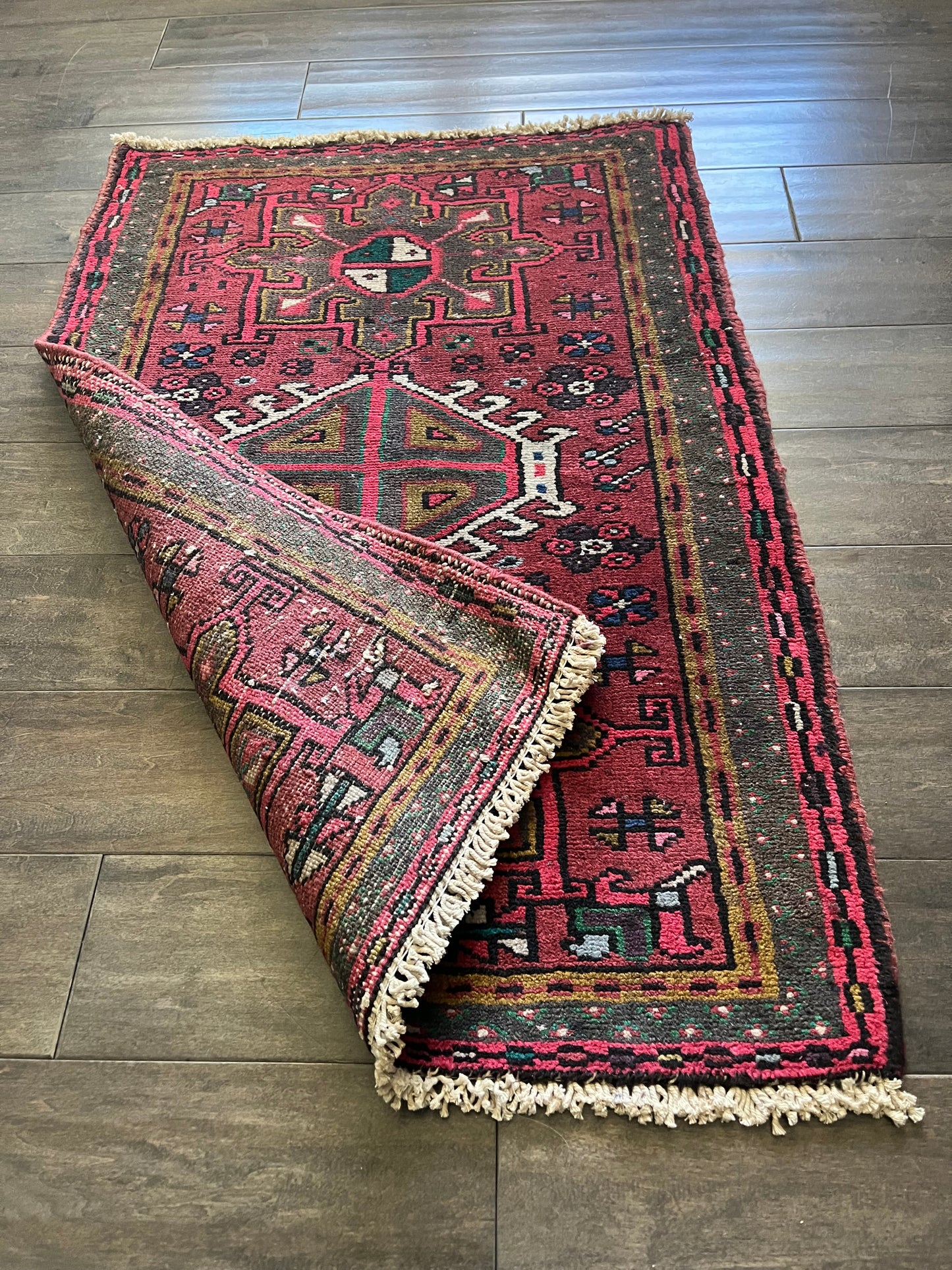 Vintage Rug #101 - 3'2" x 2'2"
