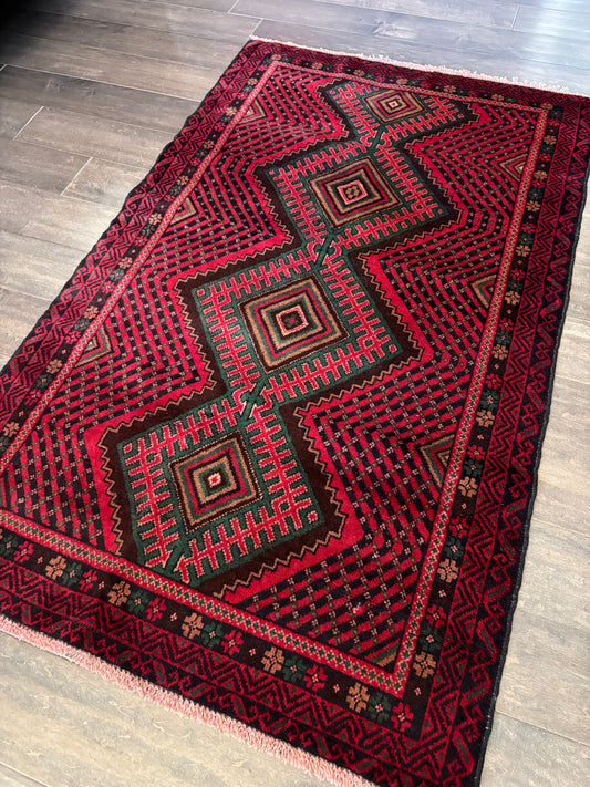 Vintage Rug #178 - 4'7" x 2'9"